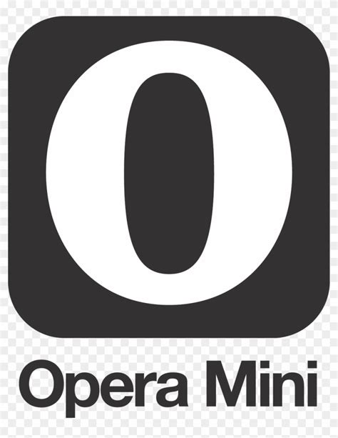 Almost files can be used for commercial. Opera Mini Logo Flat - Opera Mini Black Browser, HD Png ...