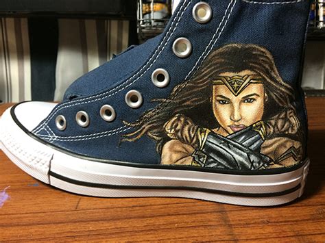 2018 Wonder Woman Custom Shoe 01