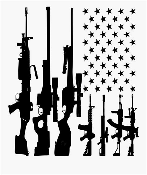 American Flag Guns Svg Free Transparent Clipart Clipartkey