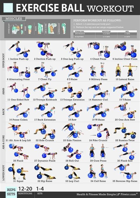 44 Core Workout Poster 30 Day Abworkoutexercises