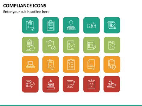 Compliance Icons Powerpoint Template Sketchbubble