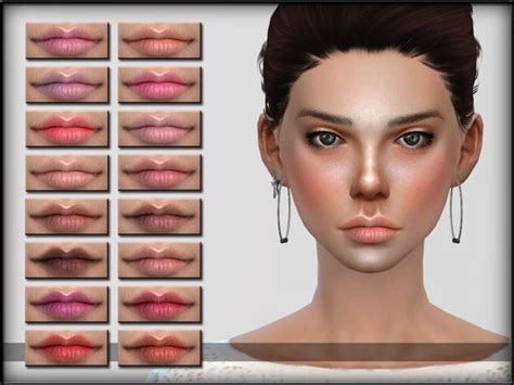 The Sims Resource Lips Set 17 By Shojoangel • Sims 4 Downloads Lip