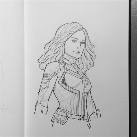 Captain Marvel Marvel Drawings Avengers Drawings Marvel Art Drawings
