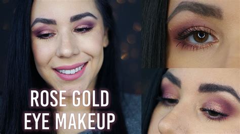 Rose Gold Eye Makeup Tutorial By Lynny Youtube