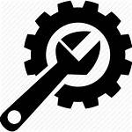 Gear Repair Wrench Fix Icon Service Settings