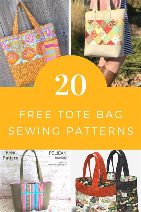 Top 60 Best Free Tote Bag Sewing Patterns Sew Modern Bags