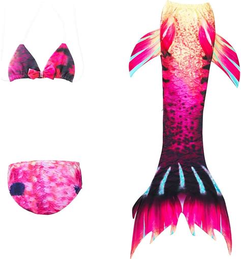 Amazon Tingting Mermaid Tail Swimsuit Girls Swimsuit Mermaid