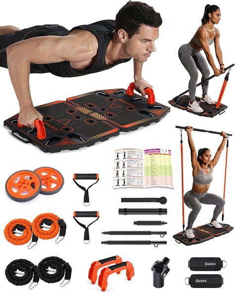 Gonex Portable Home Gym Workout Equipment With 14 Exercise