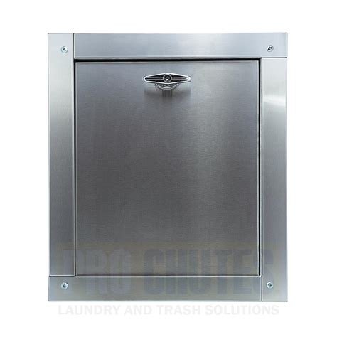15 X 18 Trash Chute Doors Stainless Steel Bottom Hinged Fire Rated