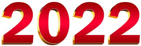 New Year 2022 Golden Text Clip Art Graphic by pixeness · Creative