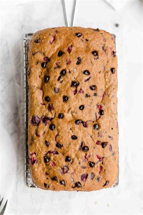 Healthy Cranberry Chocolate Chip Oatmeal Breakfast Quick Bread Amy S