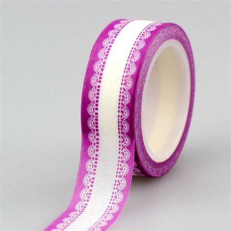 2pcs lot 1 5cm 10m roll white lace washi tape diy decoration scrapbooking planner masking tape