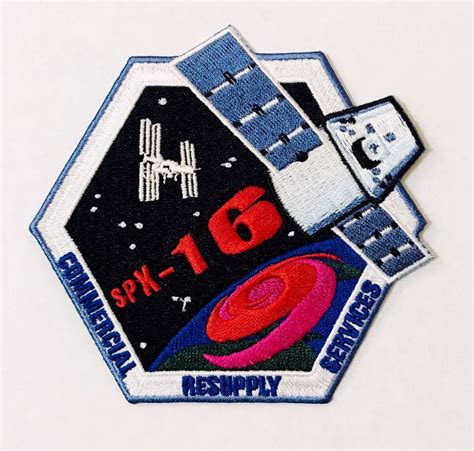 Shop Spacex Spx 16 Mission Patch Online From The Space Store