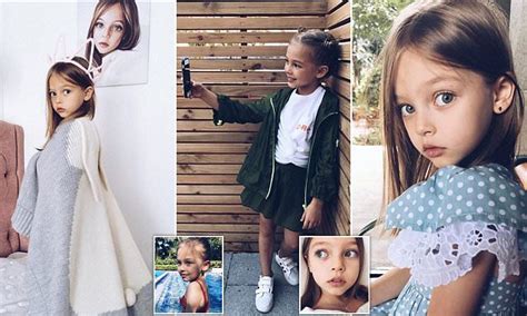 Vogue Model Aged 8 Hailed Most Beautiful Girl In Russia Daily Mail