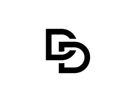 Premium Vector Modern Letter Dd Monogram Logo Design