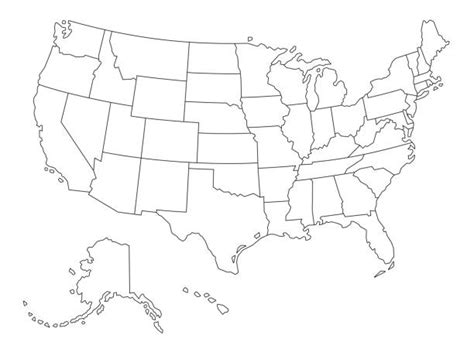 Printable Individual State Maps