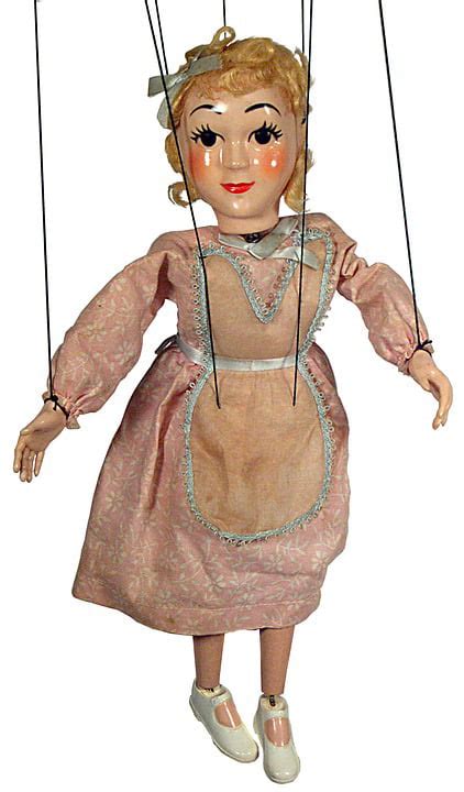 Puppet Marionette Human Toy Doll Strings Control 20 Inch By 30 Inch