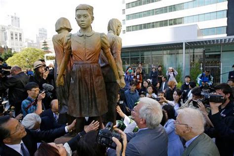 memorial to wwii ‘comfort women unveiled in san francisco — foundation for filipina women s network