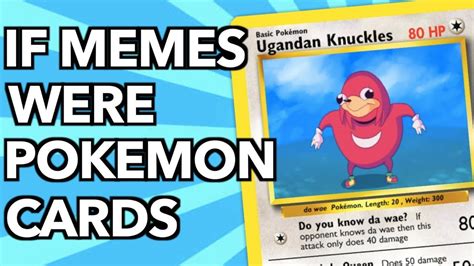 Pokemon Meme Cards Printable Form Templates And Letter