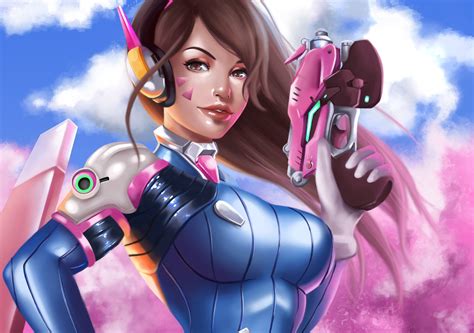 Dva Overwatch Artworks Hd Games 4k Wallpapers Images Backgrounds