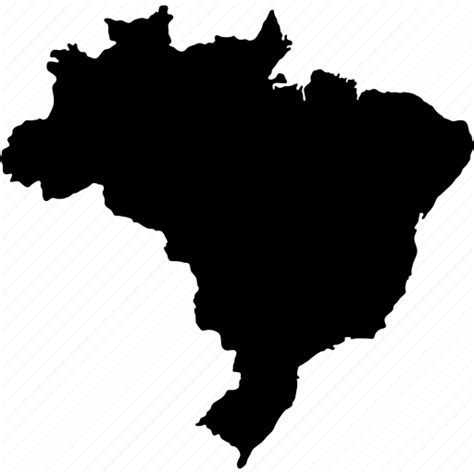 Brasil Brazil Country Geography Map Icon
