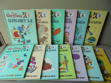 Walt Disney Fun To Learn Library Book Collection Incomplete Etsy