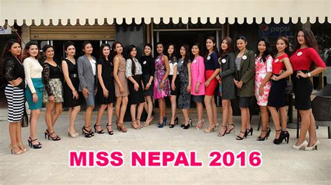 Miss Nepal 2016 Participants Video Image Glamour Nepal