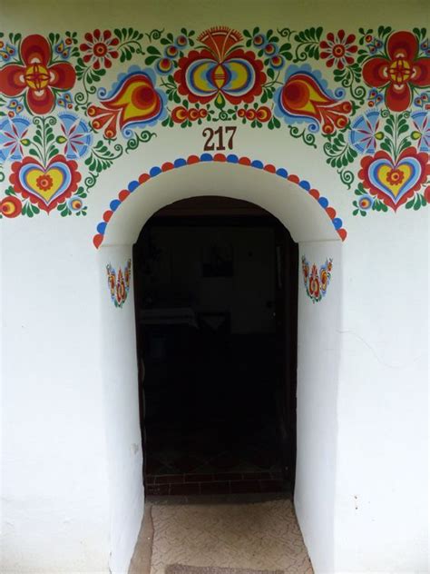 Bohemian wall decor ukrainian city chicken. South Moravian folk house entrance, Czechia | Folk decor ...