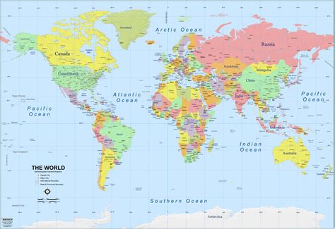 Zoomable World Map World Map
