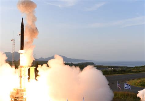 Israel Us Carry Out Successful Test Of Arrow 3 Missile Over Alaska