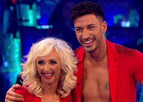 Strictly 2017 Debbie Mcgee And Giovanni Kiss And Look Closer Than Ever