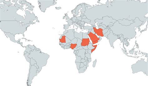 Countries Where Being Gay Is Illegal And Even Punishable By Death In One Map