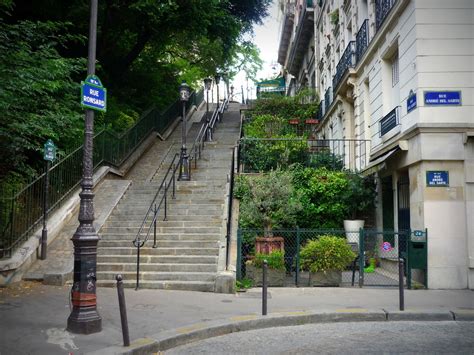 Stairs Of Rue Ronsard In Montmartre © French Moments French Moments