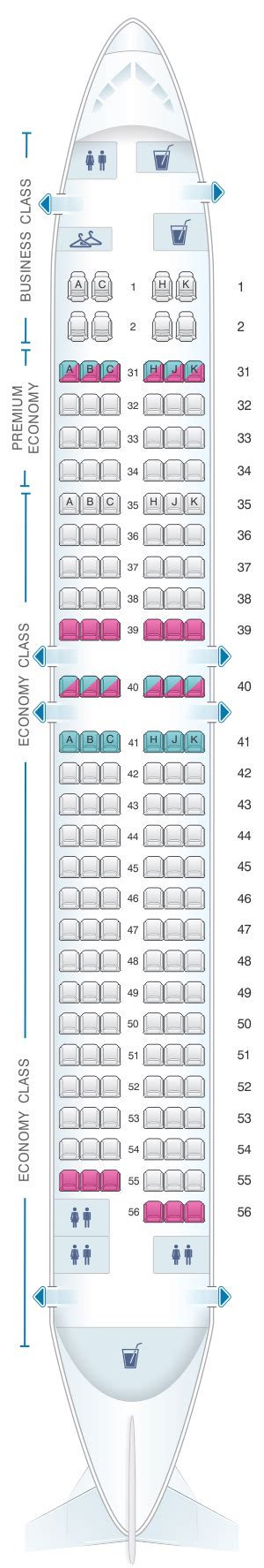 Seat Map China Southern Airlines Boeing B737 800 Layout B Seatmaestro