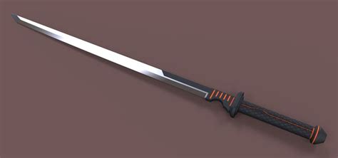 3d Sword Of Deathstroke Cgtrader Deathstroke Sword Red Hood