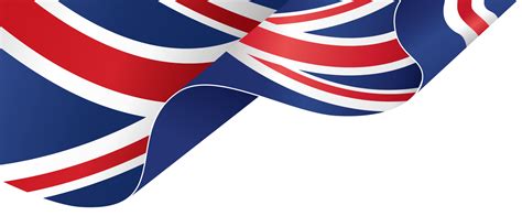 Waving Flag Of Uk Isolated On Png Or Transparent Backgroundsymbols Of