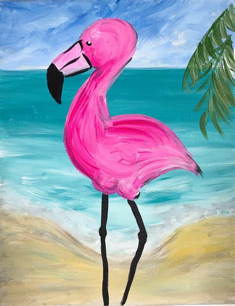 Flamingo Kids Canvas Painting Ideas ~ 40 Fall In Love With Design
