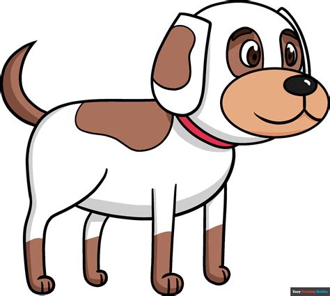 How To Draw A Dog Drawing For Kids Really Easy Drawing Tutorial