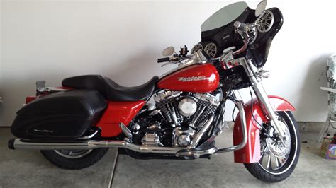 2004 Harley Davidson Flhrsi Road King Custom Red Whiteland