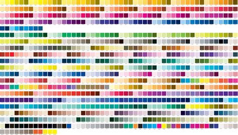 Print Pantone Color Chart