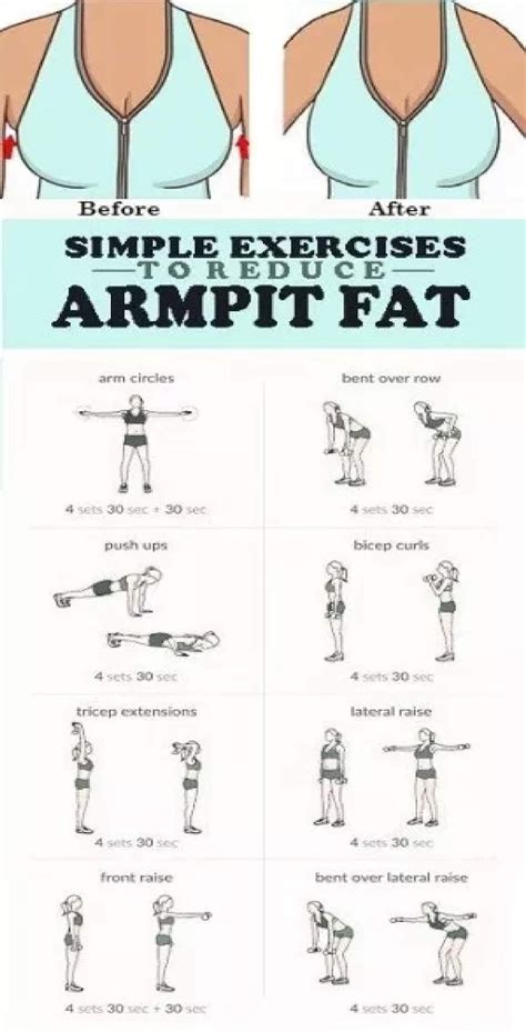 8 Simple Exercises To Reduce Armpit Fat Krobknea