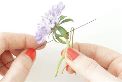 Diy Fresh Flower Hairpins Diy Smart Ideas
