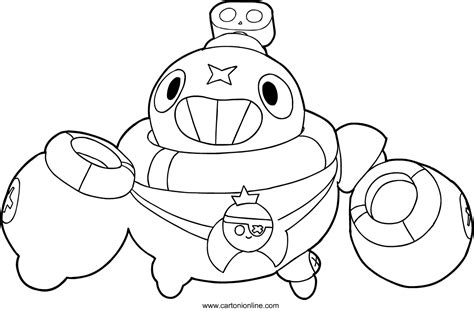 Brawl Stars Coloring Pages Tick Coloring And Drawing Porn Sex Picture