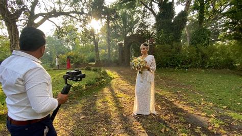 Che Gardens Wedding Location Shoot Behind The Scenes Yahalawatta Sri