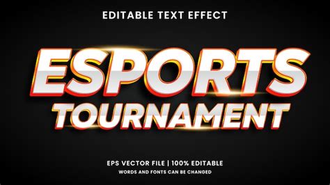 Premium Vector Esports Challenge Text Effect Gaming Style