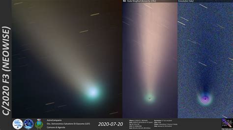 Osservazioni Della Cometa C2020 F3 Neowise Osservatorio Astronomico