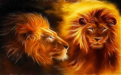 Download Colorful Wallpaper Lion Art Images
