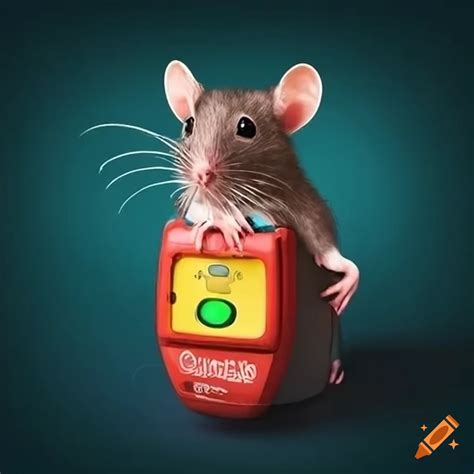 Image Of A Rat With A Defibrillator On Craiyon