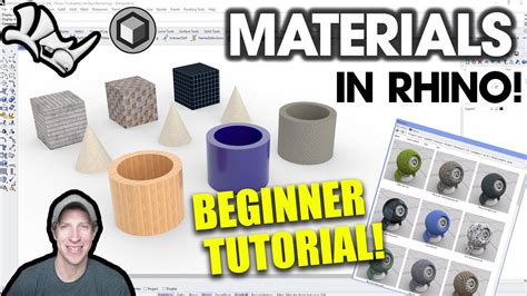 The Ultimate Beginners Guide To Materials In Rhino Youtube