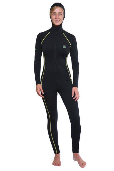 Ecostinger® Women S Full Body Swimsuit Stinger Suit Dive Skin Upf50 Black Silver Stitch Artofit